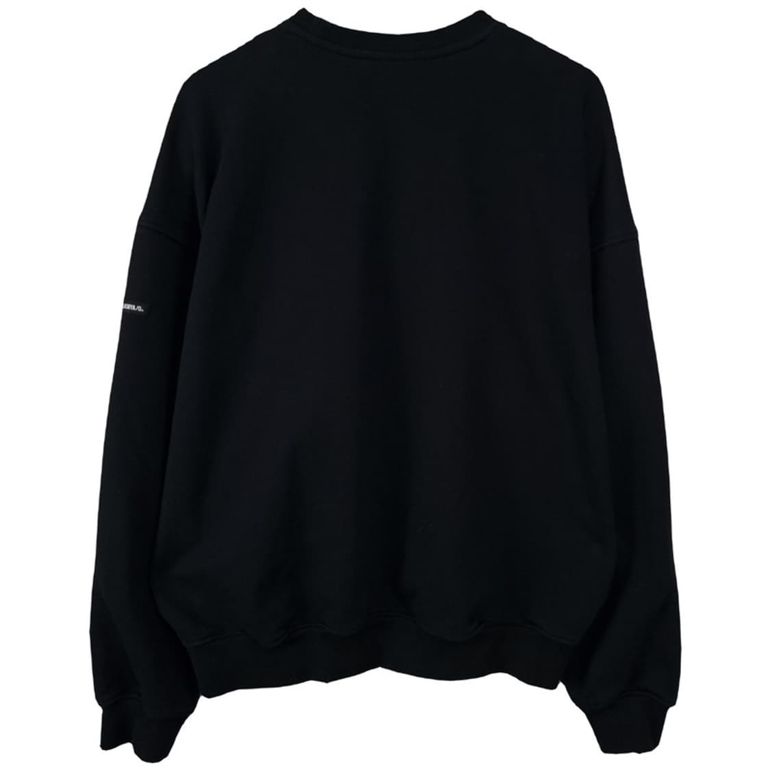 [아조바이아조] 빅로고 그래픽 오버핏 크롭 맨투맨 블랙 M19465 상품이미지3