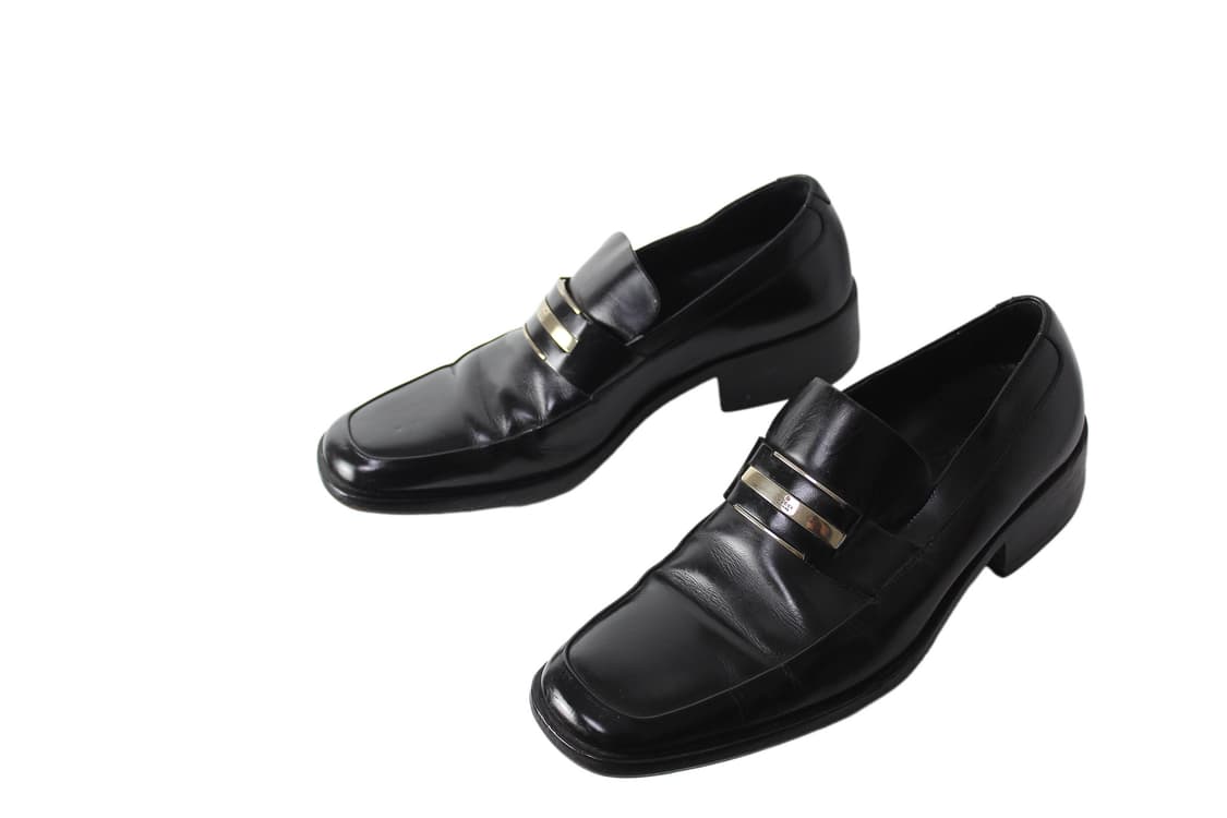 2000s Gucci 구찌 스틸 플레이트 로퍼 상품이미지1