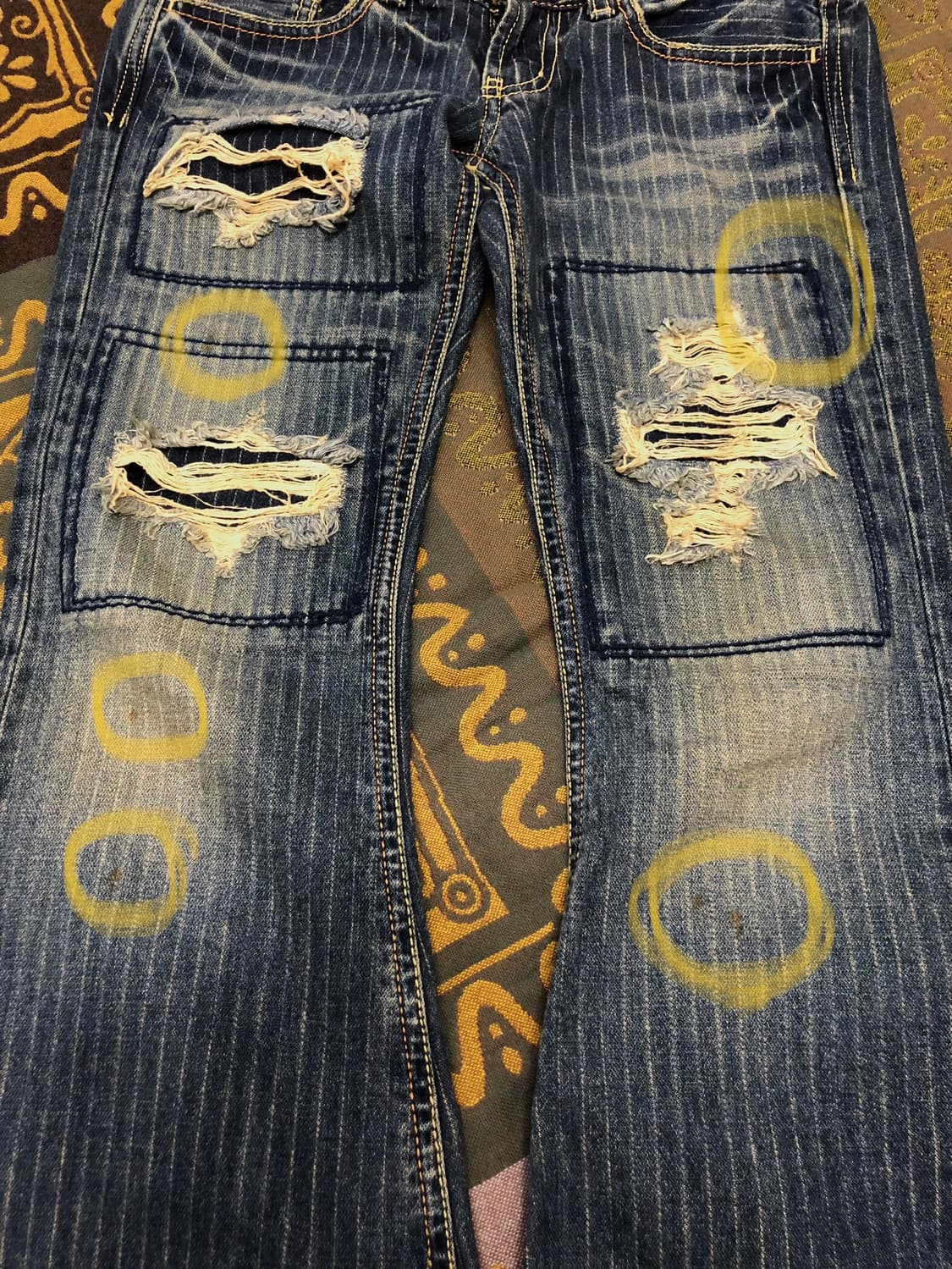 SLY  straight damage rowrise jeans 상품이미지9