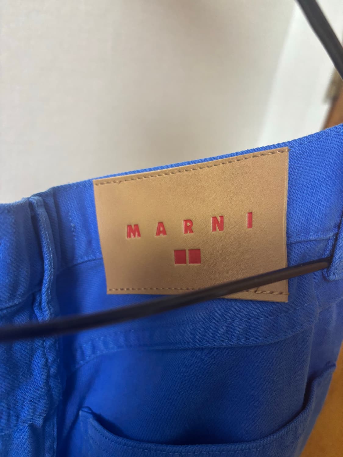 마르니 유니클로 배기진 팬츠 블루 상품이미지3