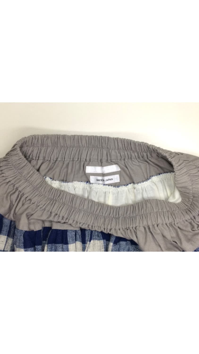 Beams boy 빔즈보이 웨어 블루 체크 스커트 상품이미지5