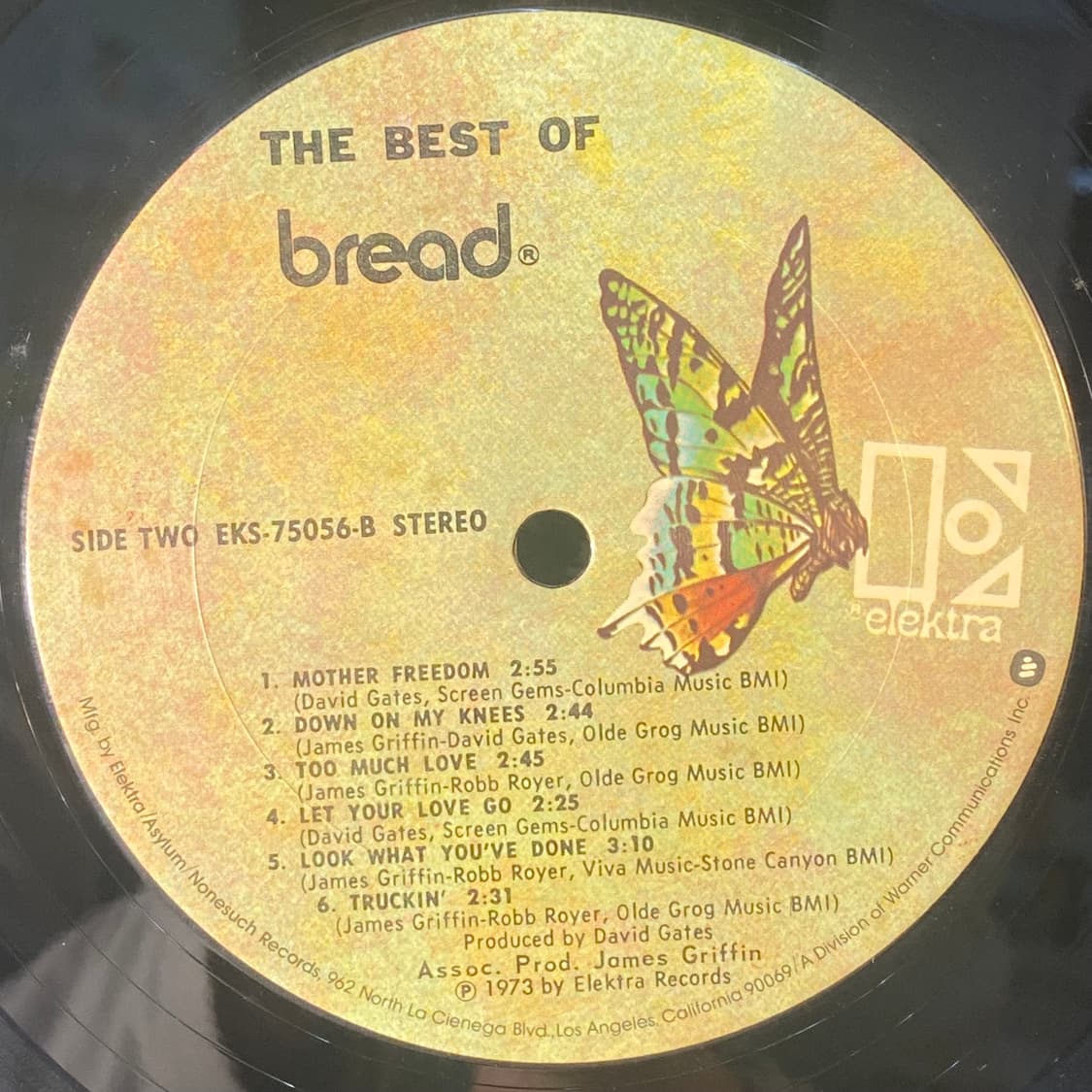 (중고LP-팝록) Bread -The Best Of Bread 상품이미지5