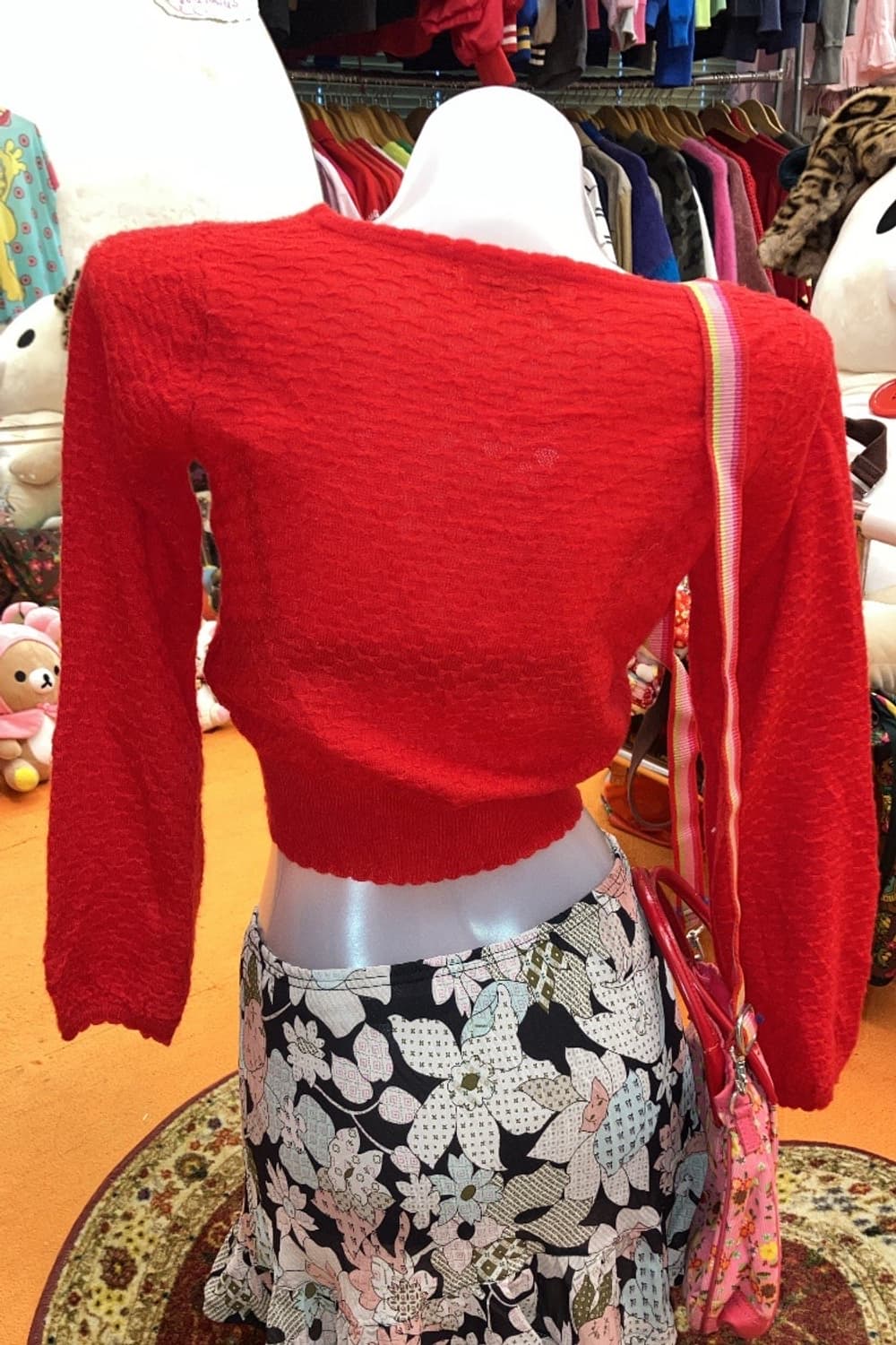 어스뮤직 리본 포인트 가디건 상품이미지4