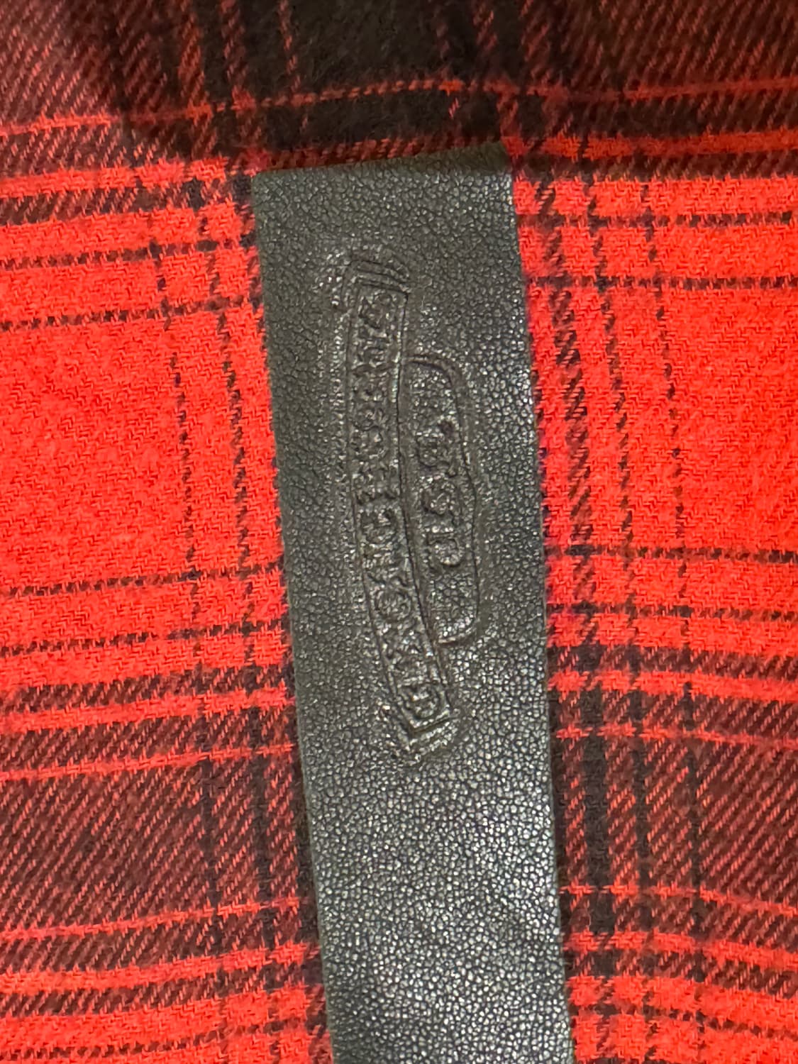 크롬하츠 가죽패치 셔츠 급처 상품이미지4