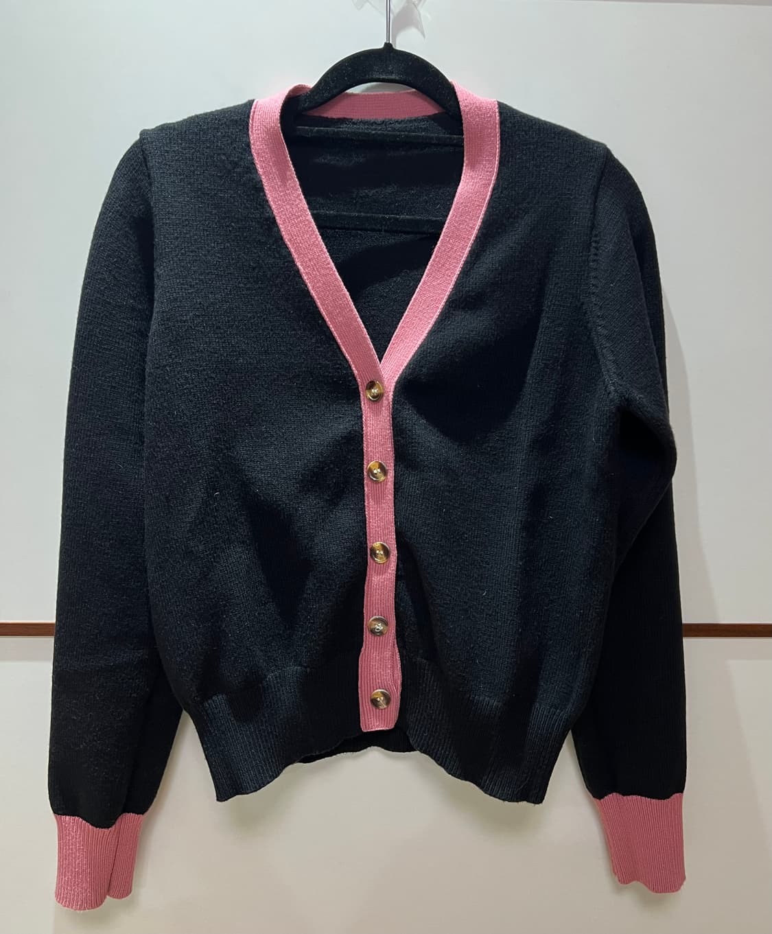 이브닝 루즈핏 브이넥 니트 데일리 가디건 상품이미지3