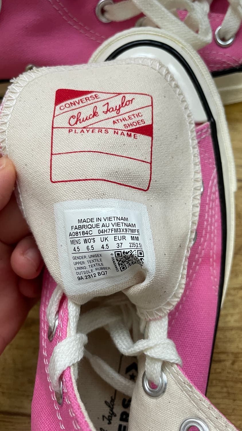 컨버스 핑크 235 상품이미지5