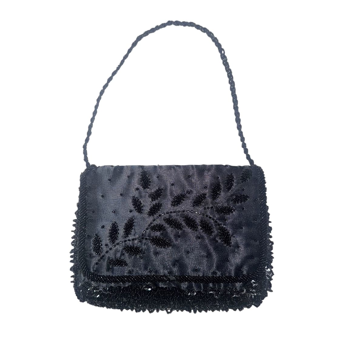 black flower embroidered mini bag 상품이미지2