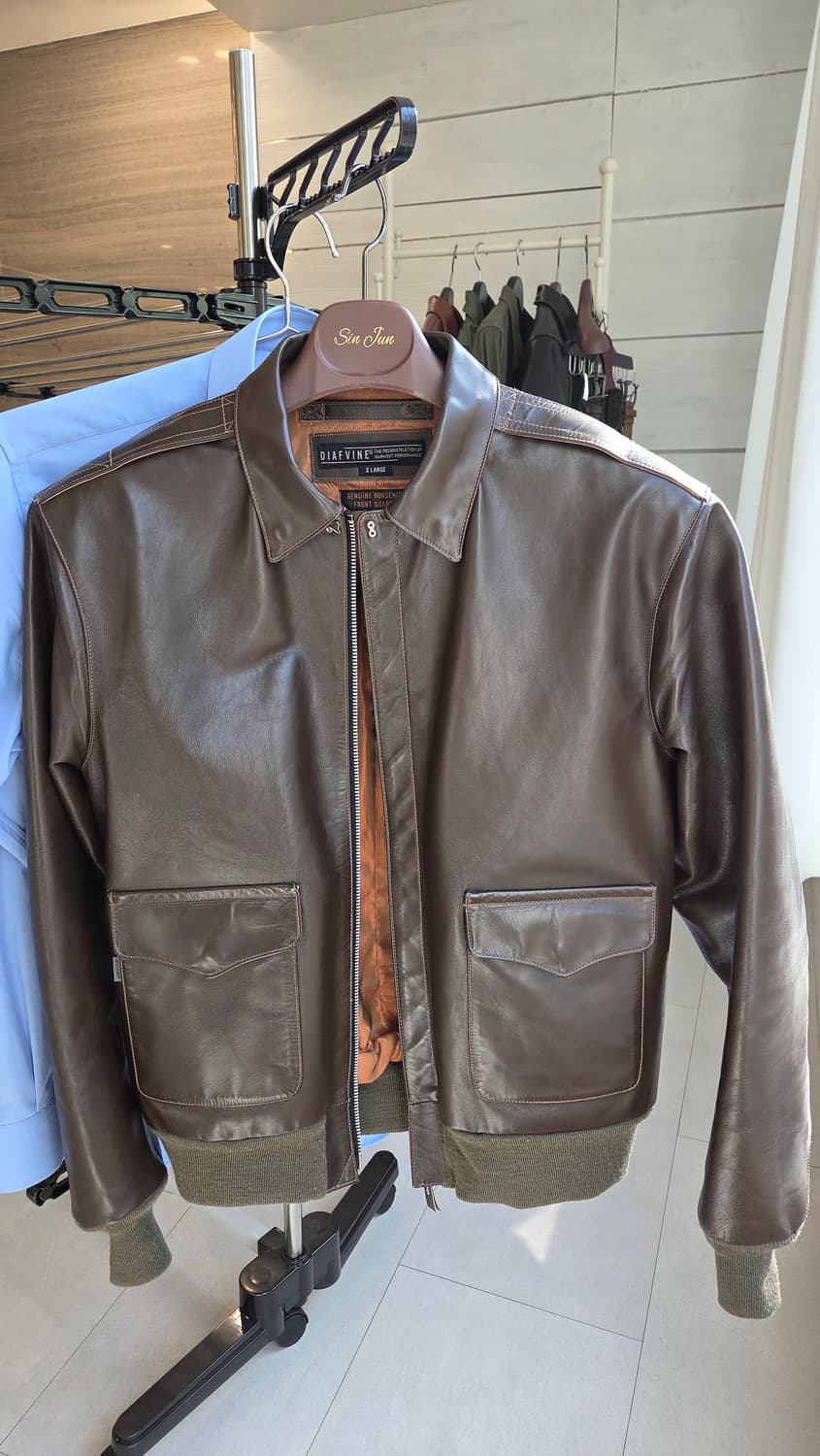 디아프바인 A-2 자켓(말가죽) 상품이미지8