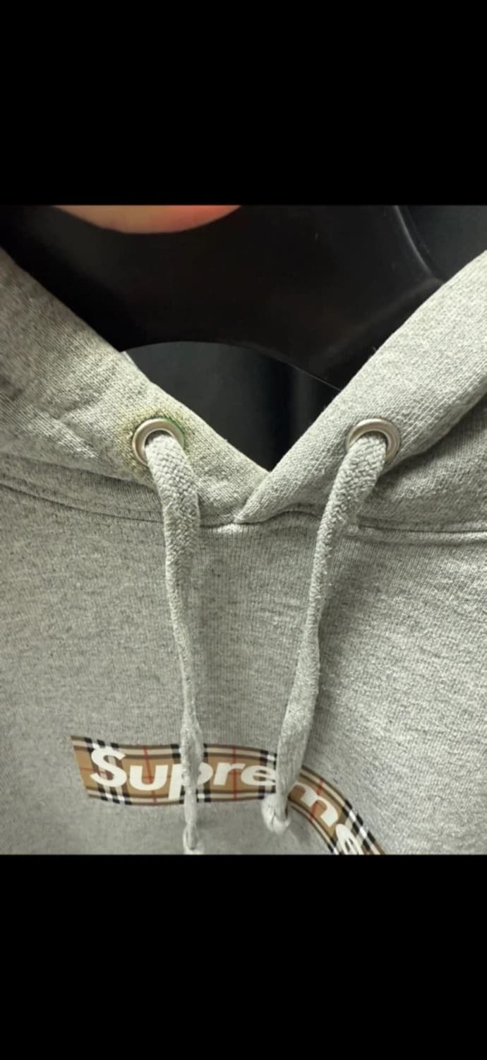 슈프림 버버리 후드 크림 구매 정품 L 사이즈 상품이미지6
