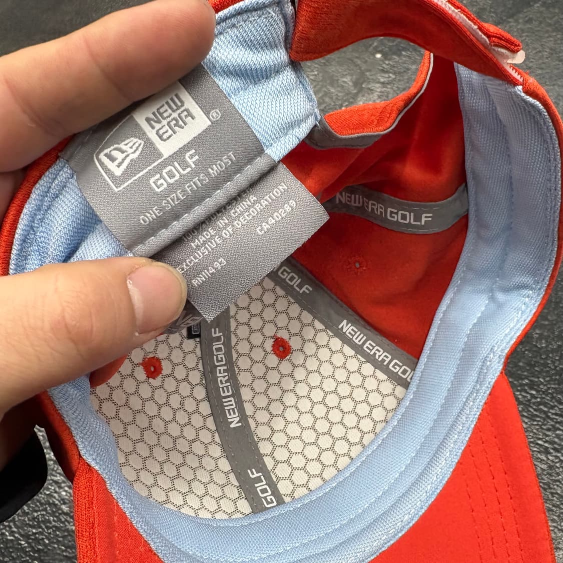 뉴에라 골프 오렌지볼캡 상품이미지4