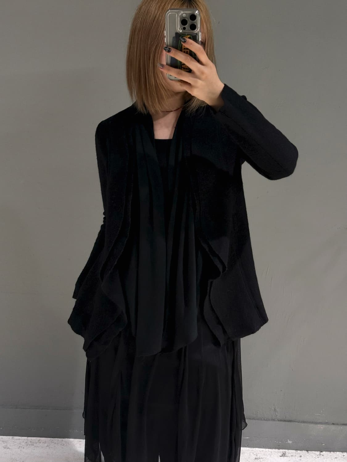 layered collar design wool jacket 상품이미지1