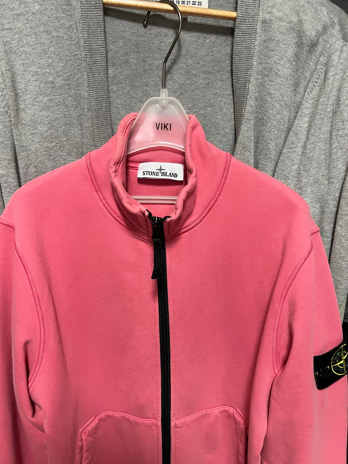 스톤아일랜드 가먼트다잉 스웻 집업 상품이미지3