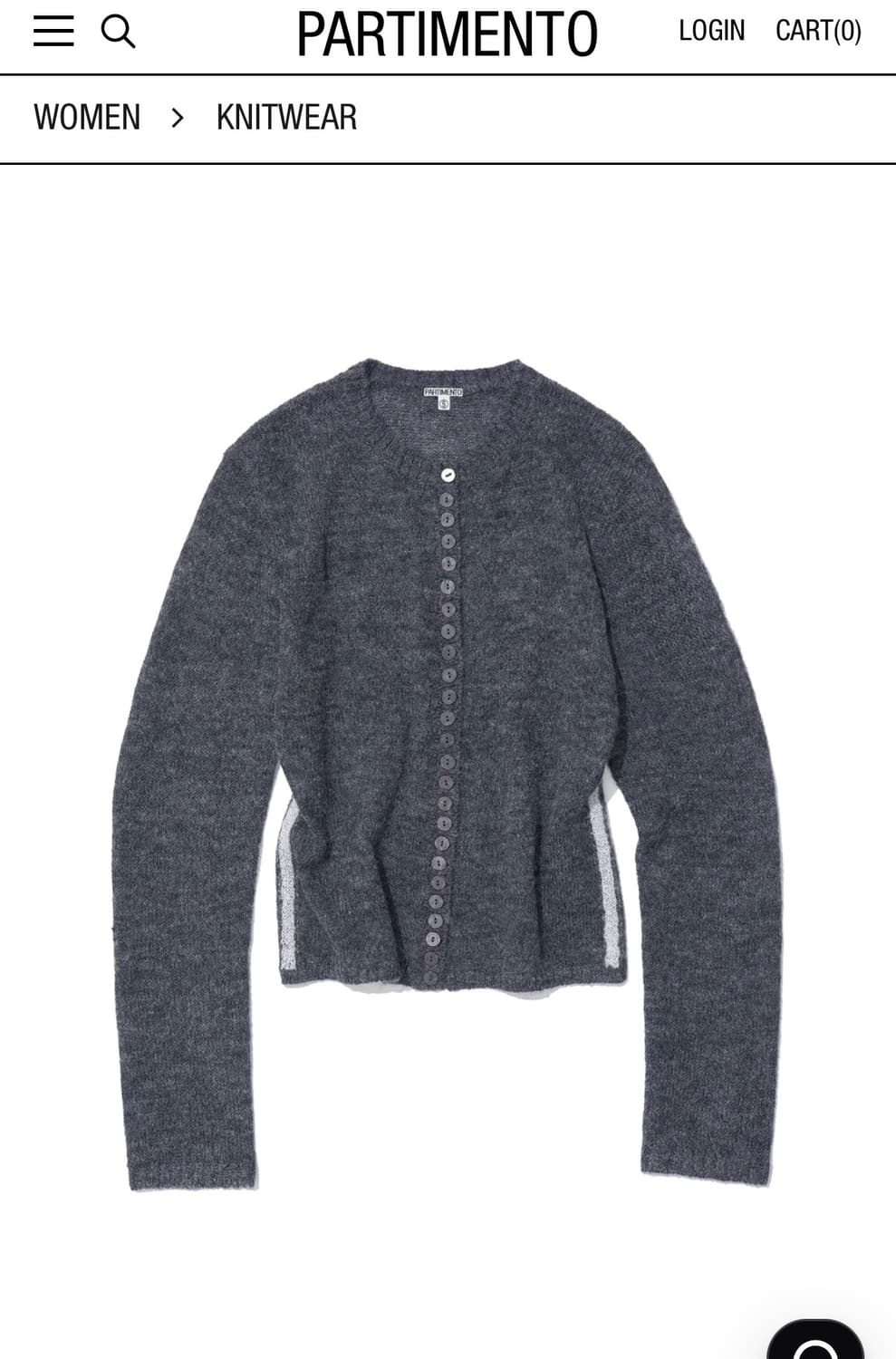 파르티멘토가디건 상품이미지1