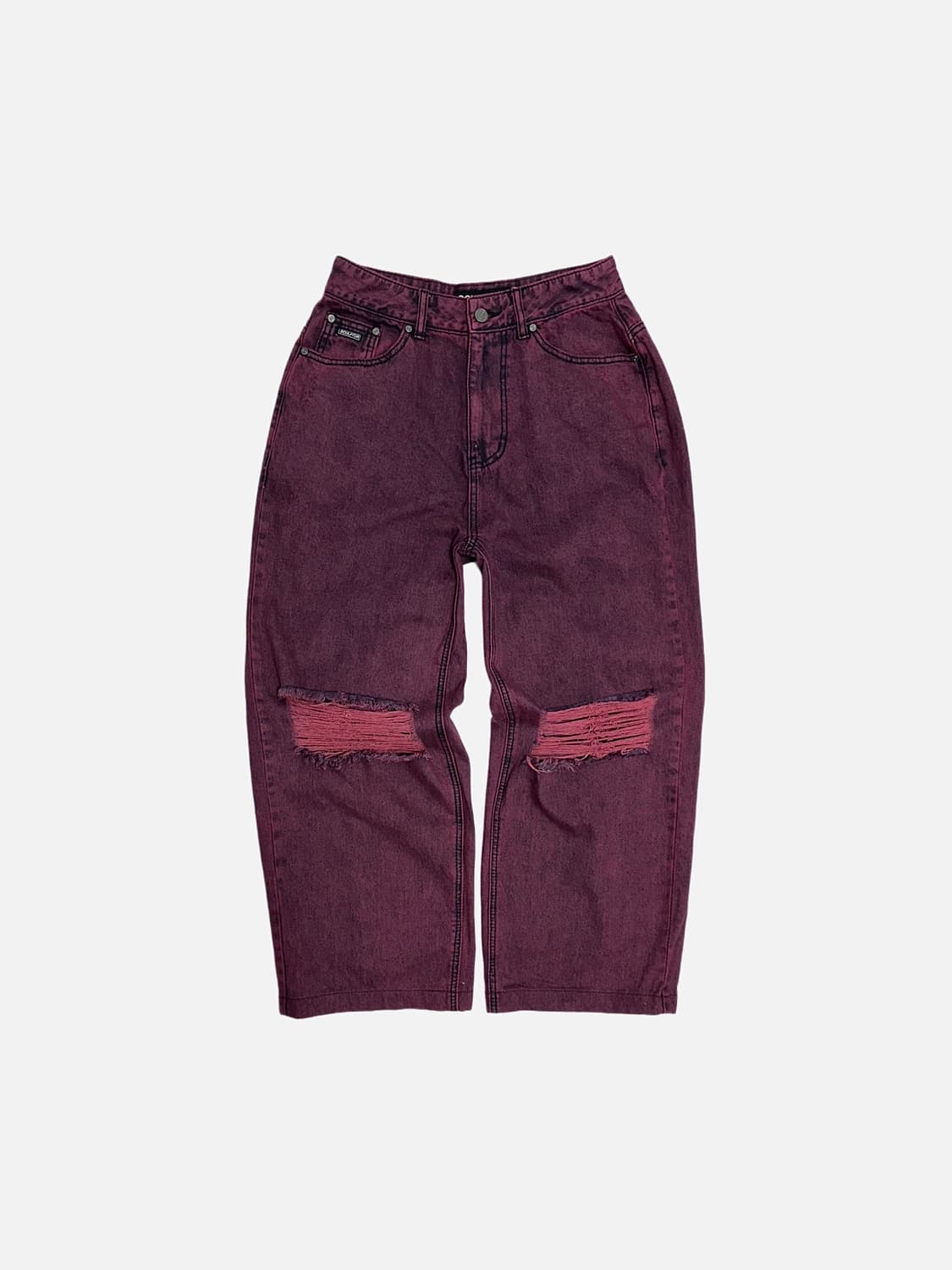 스컬프터 데미지 나염 블리치 데님팬츠 상품이미지1