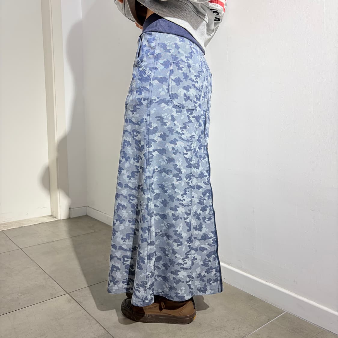 Goa 고아맛 Y2k 카모 스커트 치마 상품이미지3