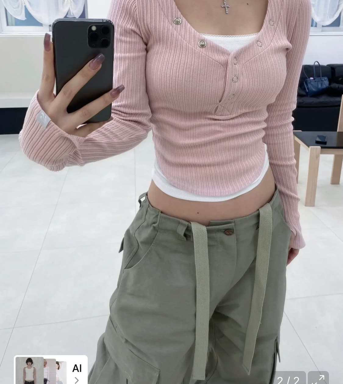 플리즈노팔로우 Luna Ribbed Sleeveless 상품이미지2