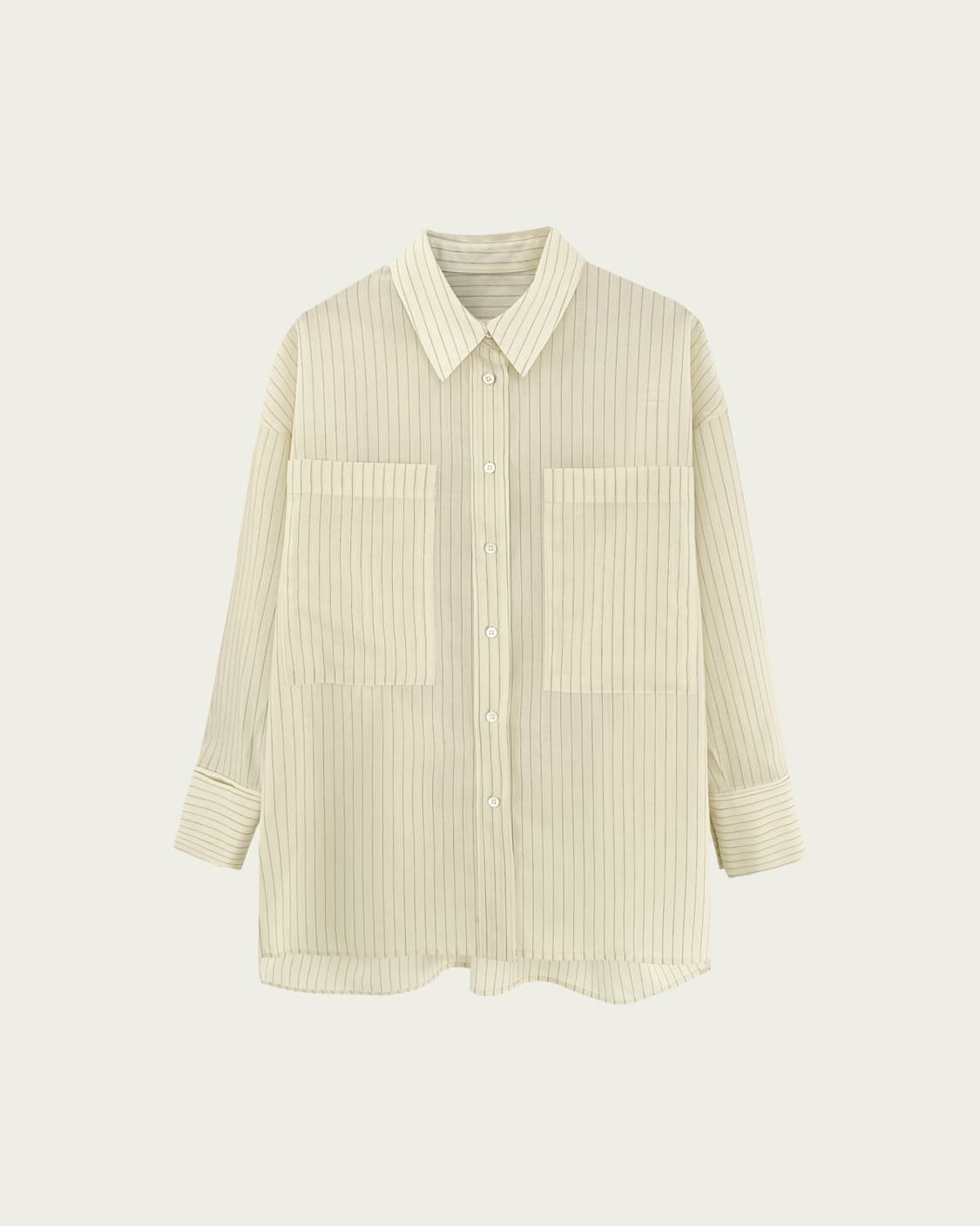 리본빛 셔츠 Marzi Wool Shirt - Lemon 상품이미지3