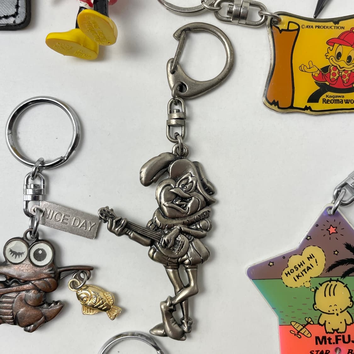 [중고] 기타치는 개구리 엔틱 빈티지 키링 상품이미지5