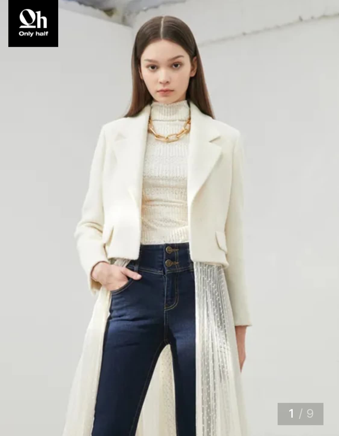 (새상품)에고이스트 부클 크롭자켓55 상품이미지10