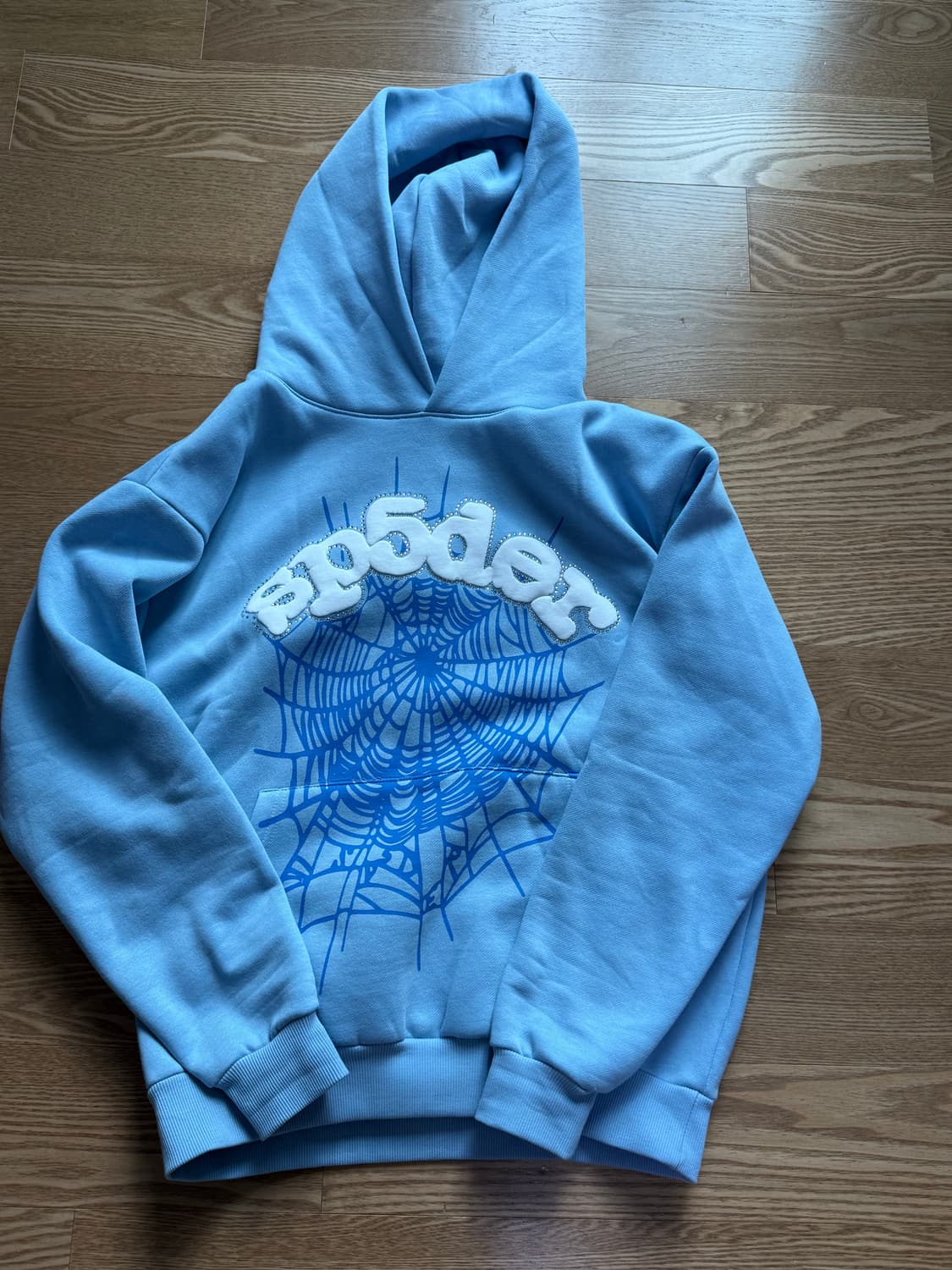 sp5der 웹후드 스카이블루  상품이미지1