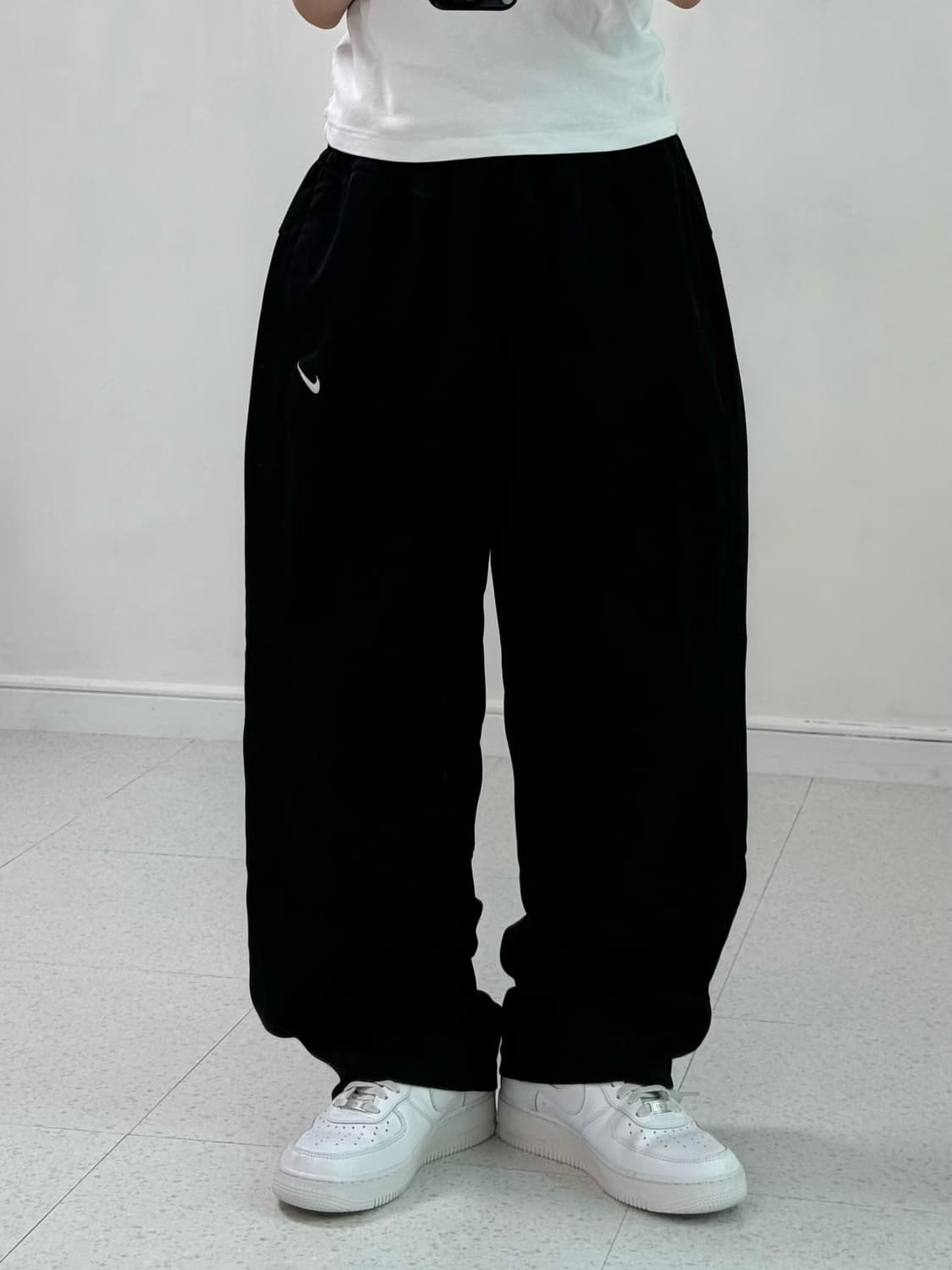 나이키 블랙 져지 팬츠 상품이미지1