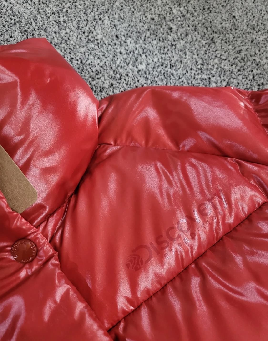 디스커버리 다홍색(Coral) 롱 패딩 상품이미지4