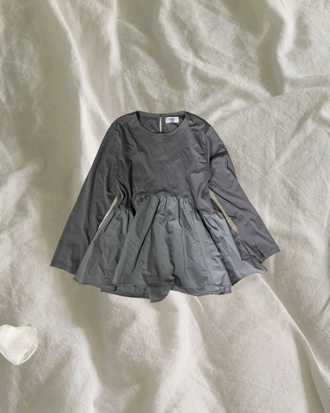 Opaque Clip TOKYO . 페플럼 블라우스 상품이미지2