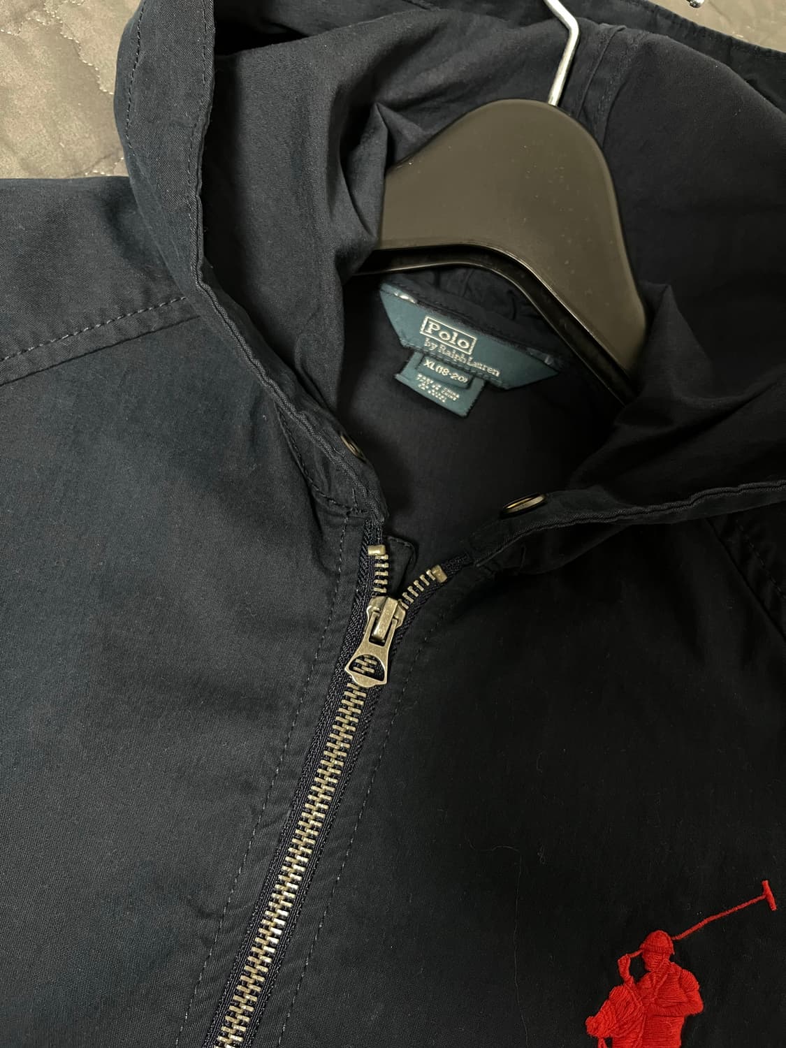 폴로 랄프로렌 빅포니 면 후드집업 키즈 xl 블루종 상품이미지5