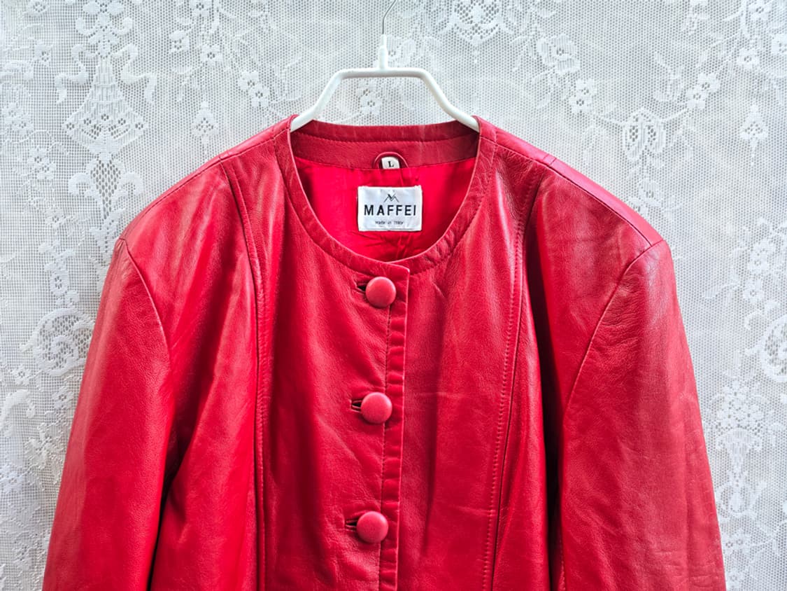 빈티지 램스레더 자켓 이태리 메이드 상품이미지2