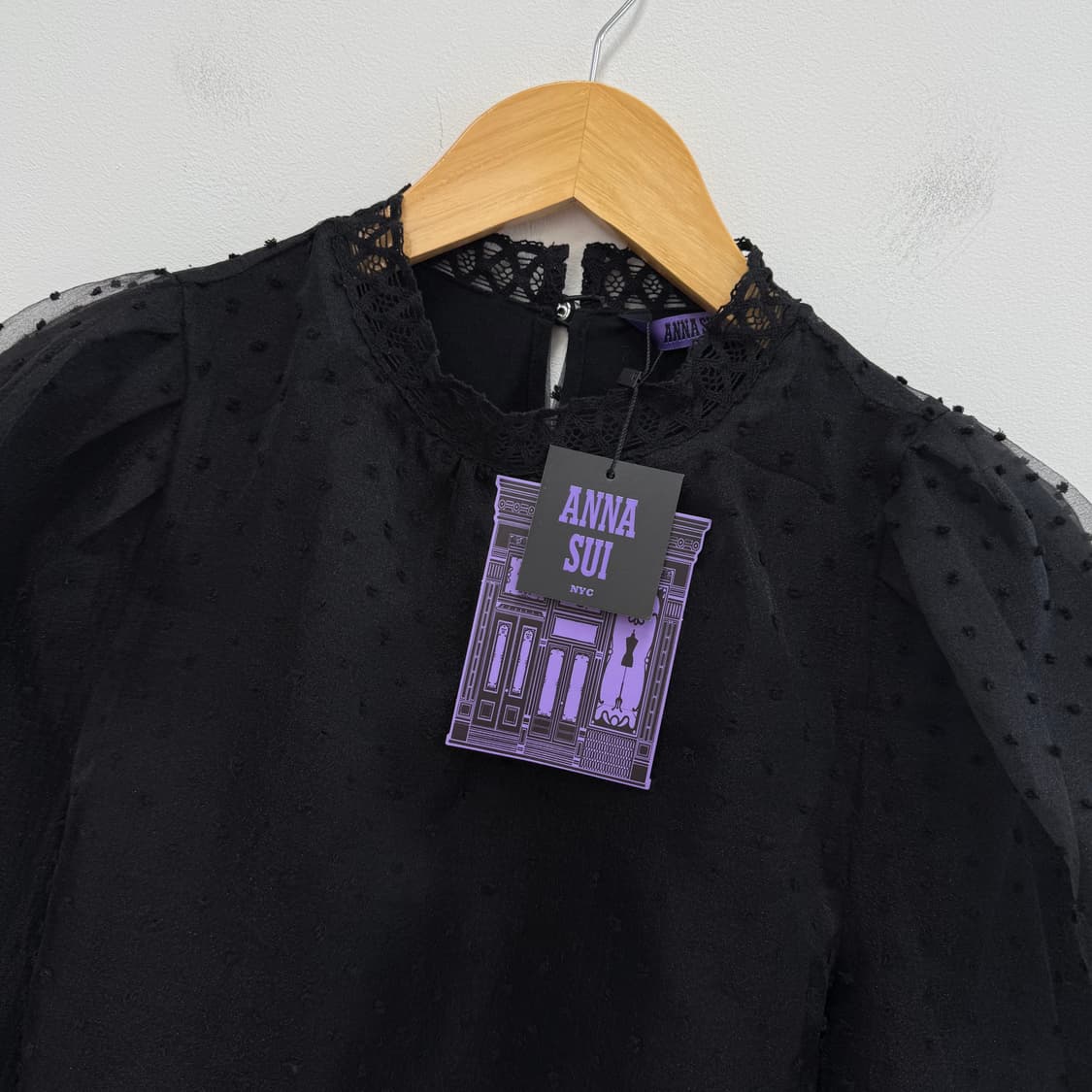 [90(구55)] 새상품 안나수이 여성 레이스 블라우스 3733 상품이미지3