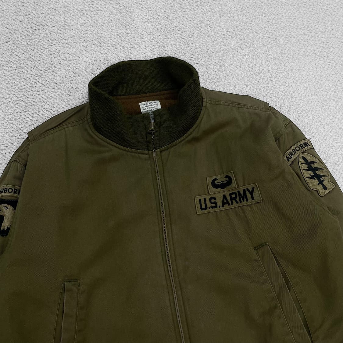 C.A.B Clothing 탱크 후기형 봄버 자켓 카키 상품이미지3