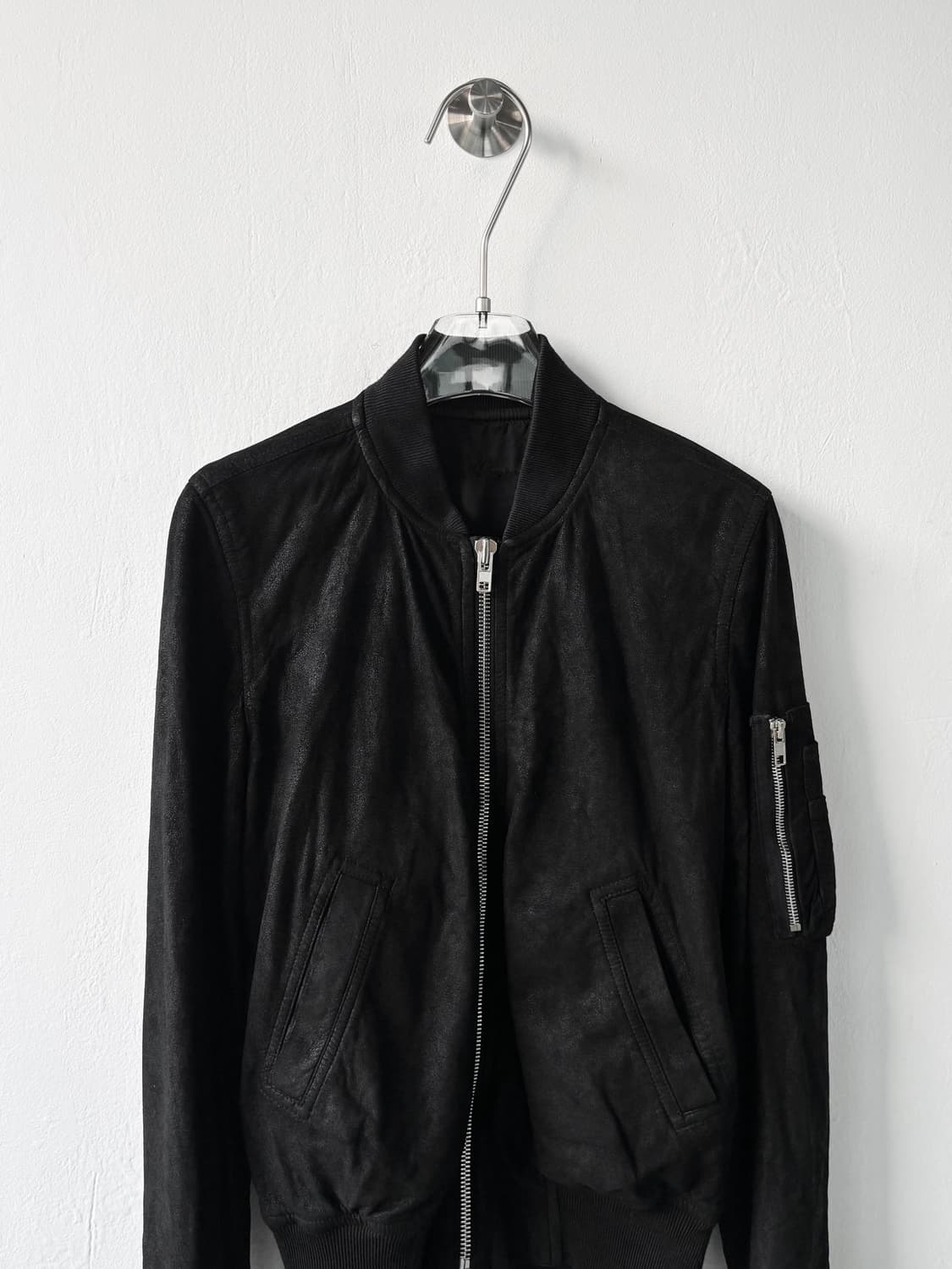 릭오웬스 램스킨 스웨이드 블루종 상품이미지2