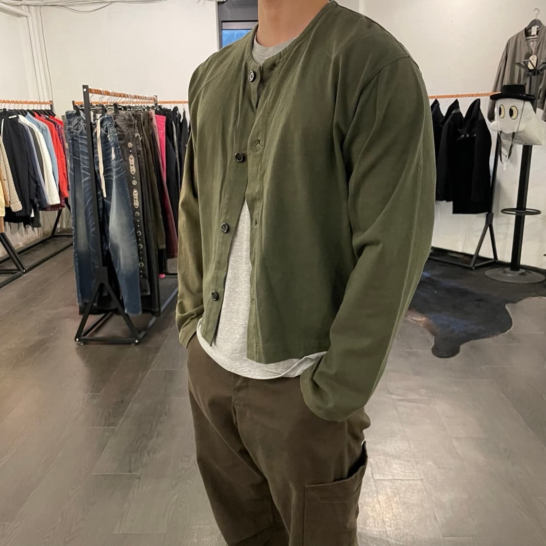 요지야마모토 뿌르옴므 카라리스 가디건 상품이미지4