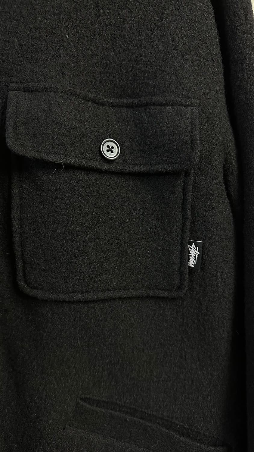 스투시 x 파타 보일드 울 셔츠 자켓 L사이즈 상품이미지3