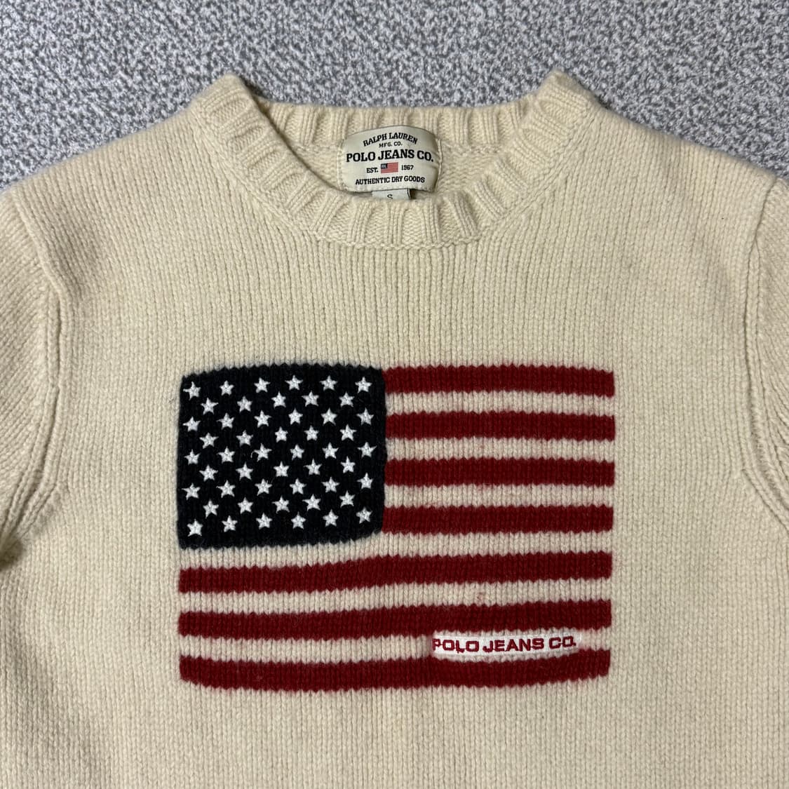 폴로 랄프로렌 성조기 울 니트 여성용 상품이미지5