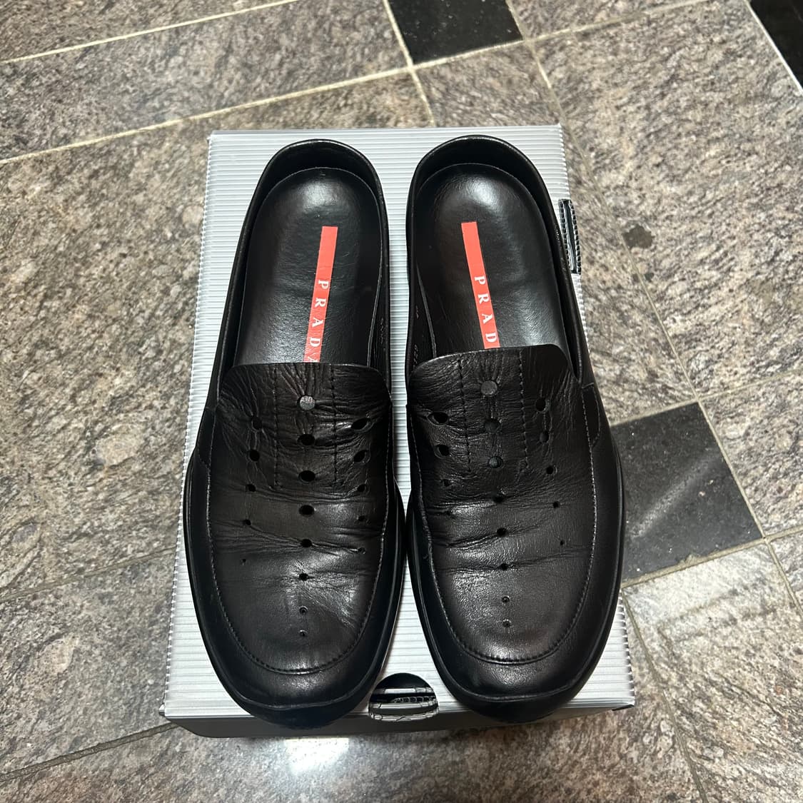 [270] Prada sports dot loafer black 상품이미지1
