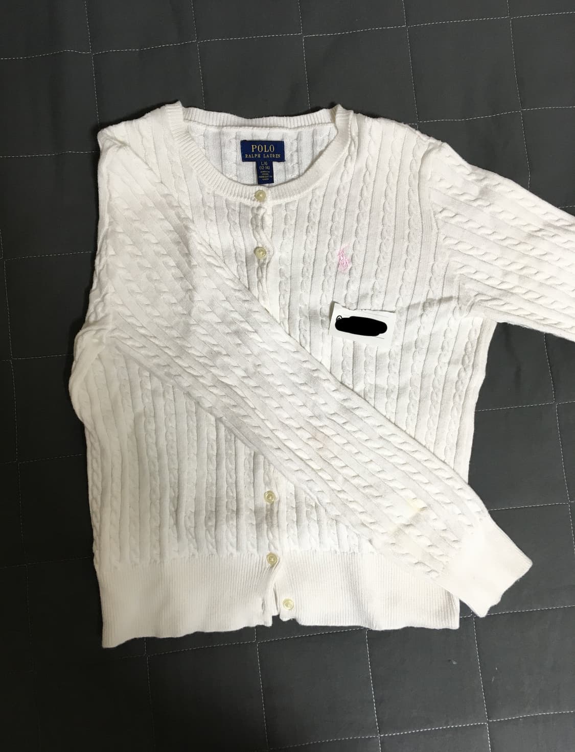 폴로 흰핑 가디건 상품이미지1