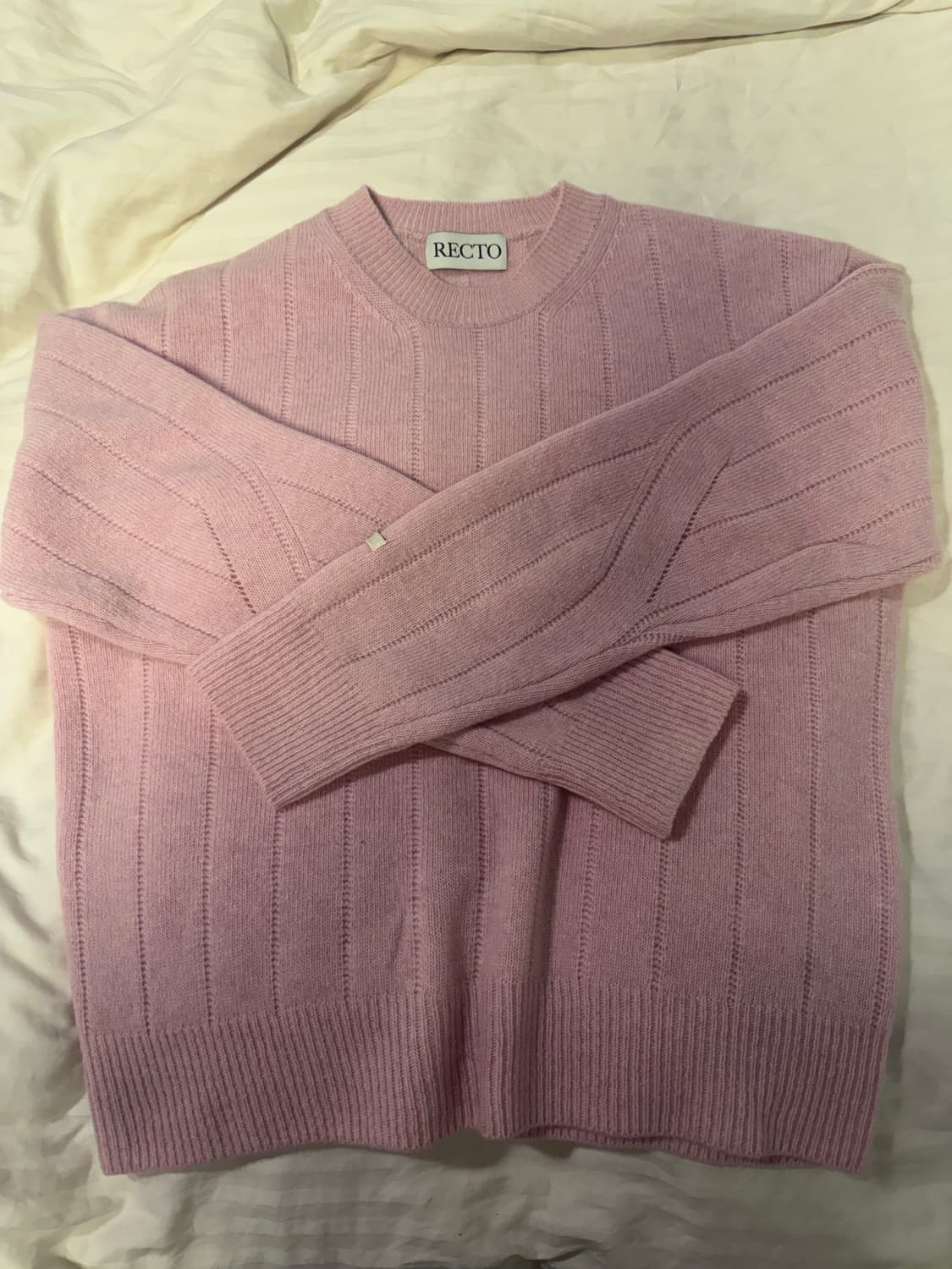 렉토 러블리니트 핑크 s size 상품이미지1