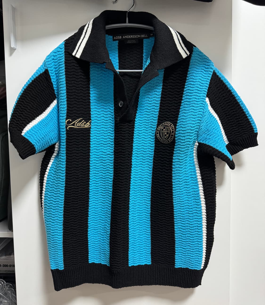 앤더슨벨 스트라이프 사커 폴로 스웨터 상품이미지5