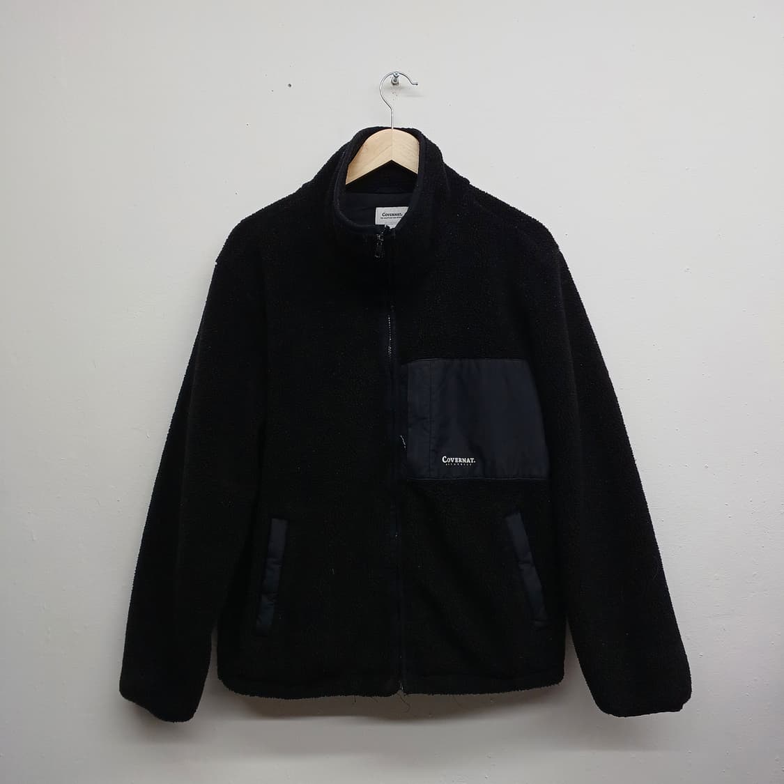 커버낫 후리스 블랙 집업 자켓 M 상품이미지1