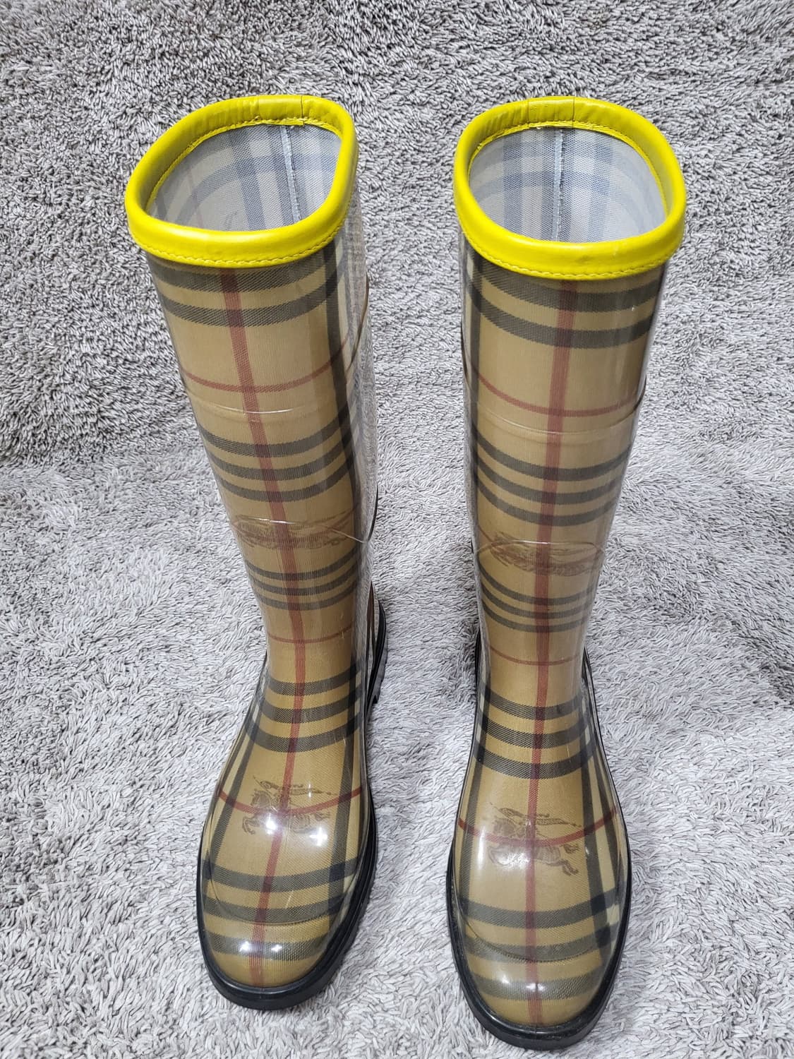 버버리(Burberry) 체크 패턴 레인부츠 250 상품이미지4
