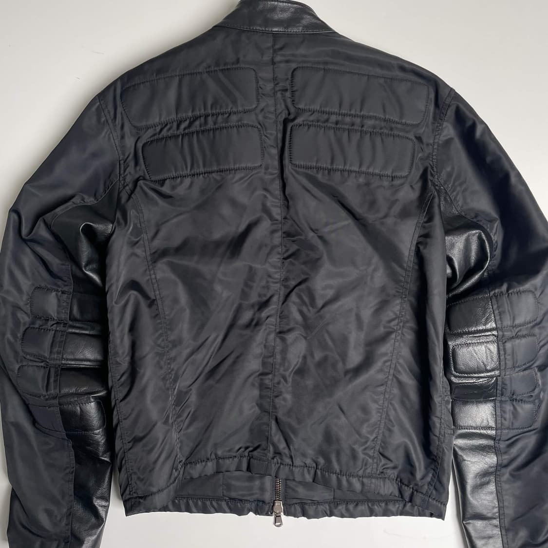 Emporio armani 레더 블럭 자켓 상품이미지8