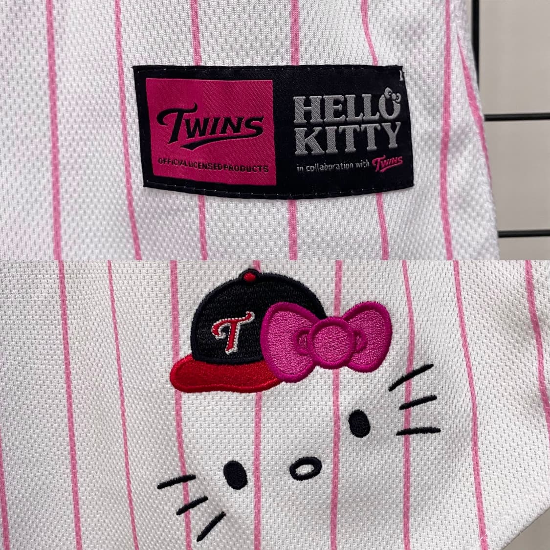 LG트윈스 헬로 키티 노마킹 유니폼 상품이미지5