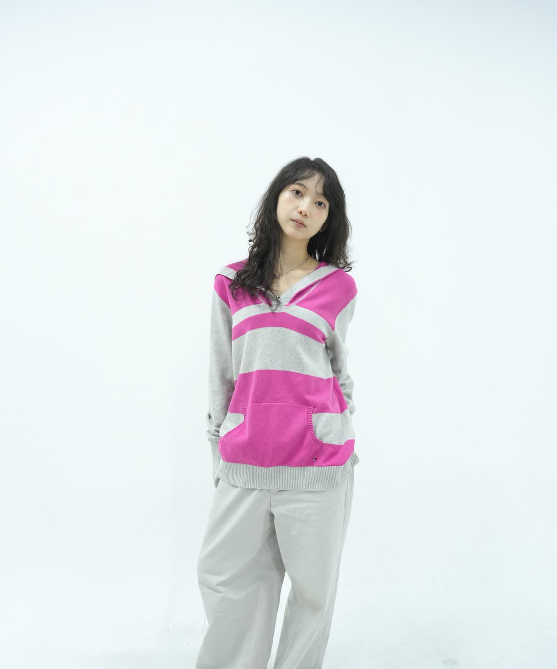 타미힐피거 핑크 후드 상품이미지2