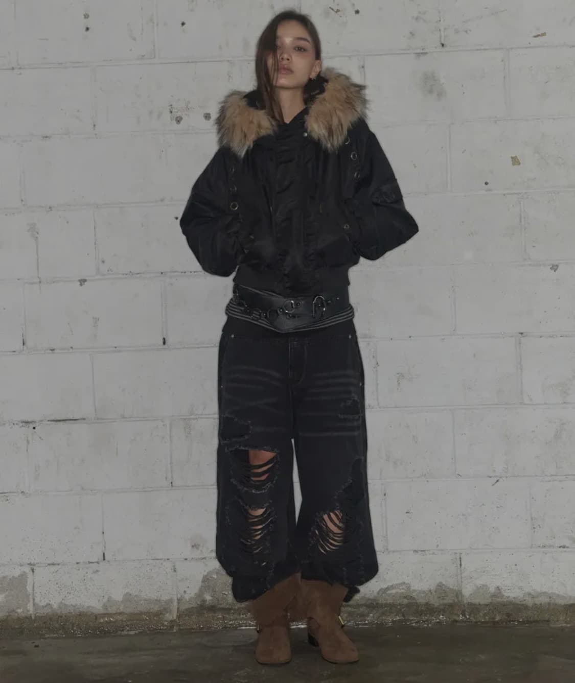 팬시클럽 퍼 자켓 상품이미지2