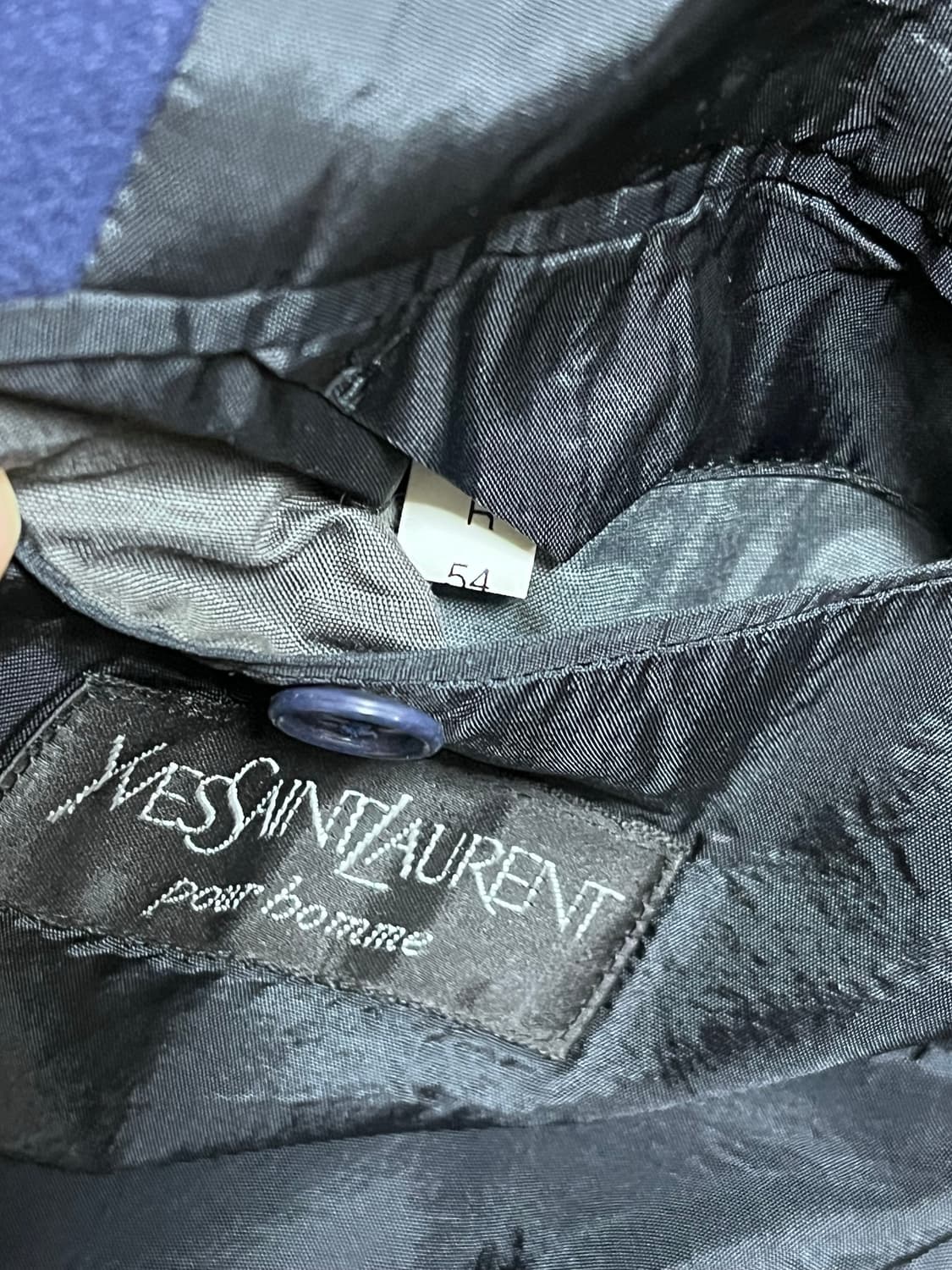 입생로랑 울 블레이저 네이비 상품이미지6