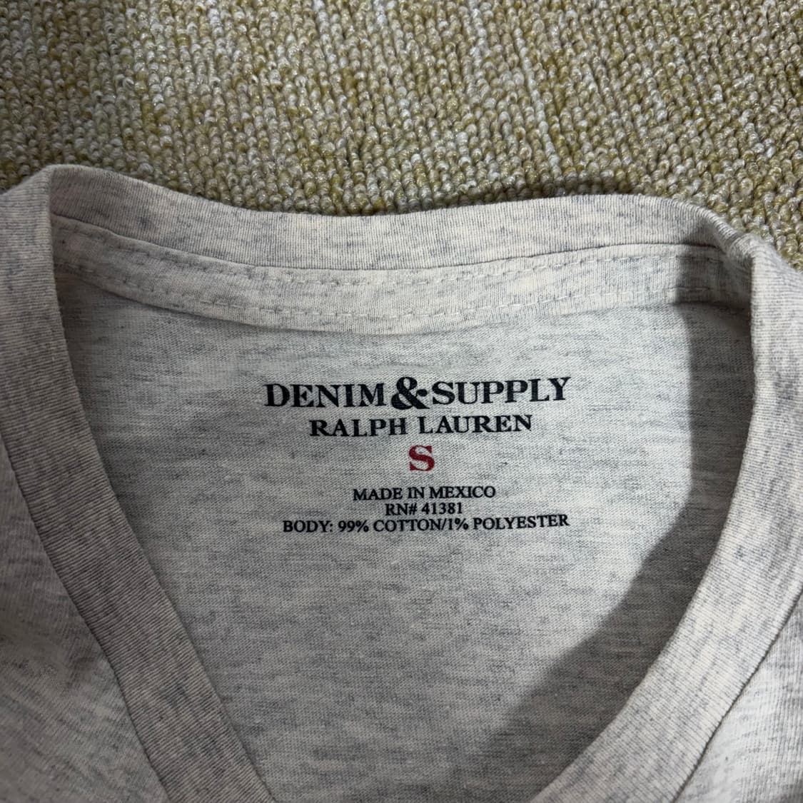 데님 앤 서플라이 랄프로렌 반팔 티셔츠 그레이(S) 상품이미지4