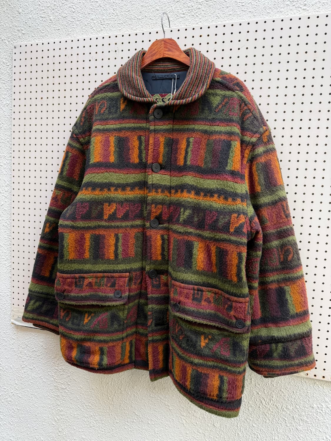 1990s MISSONI SPORT AZTEC WOOL 미쏘니스포츠자켓 상품이미지5