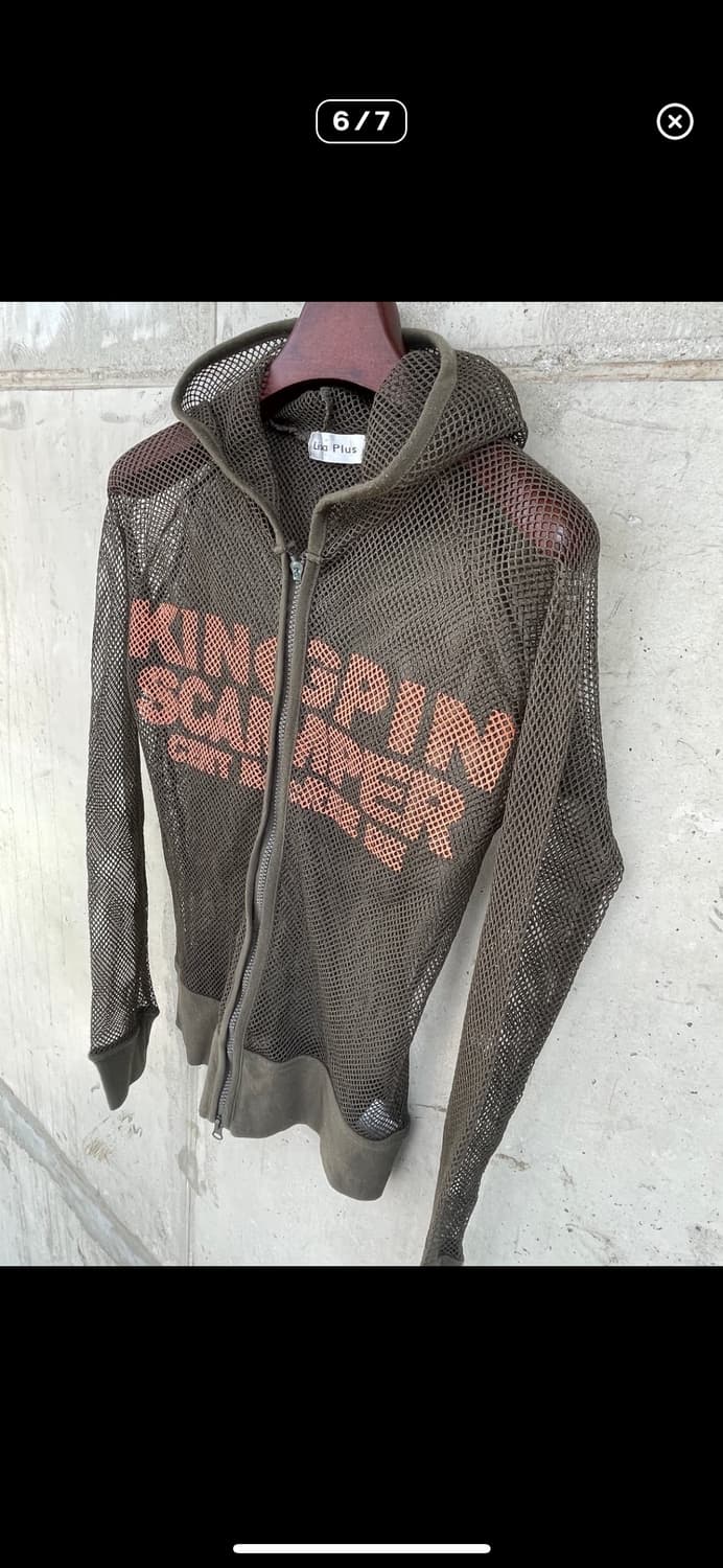 Vtg see through hooded zip up 상품이미지3