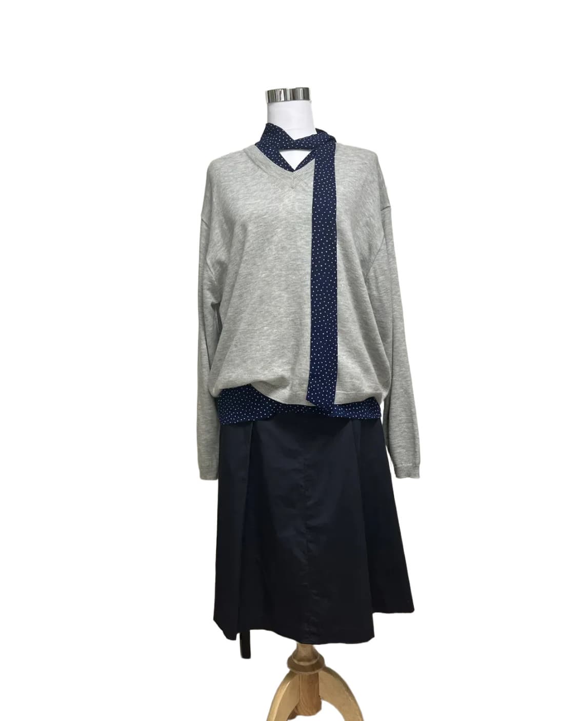 Blue dots tie blouse 상품이미지7